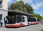 (274'107) - StadtBUS, Frauenfeld - Nr. 712/TG 237'012 - MAN (ex PostAuto Ostschweiz PID 10'104) am 22. April 2025 beim Bahnhof Frauenfeld