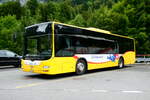 (279'490) - GrindelwaldBus, Grindelwald - Nr. 24/BE 364'408 - MAN/G�ppel am 28. August 2025 in Lauterbrunnen, Parkhaus
