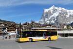 (285'386) - GrindelwaldBus, Grindelwald - Nr. 12/BE 356'085 - MAN am 13. M�rz 2026 beim Bahnhof Grindelwald