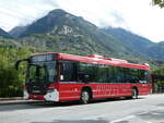 (249'936) - Steiner, Niedergesteln - VS 79'212 - Scania am 13. Mai 2023 beim Bahnhof Raron