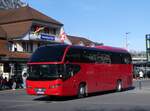 (273'134) - Aus Rum�nien: ??? - B 500 TSC - Neoplan am 22. M�rz 2025 beim Bahnhof Interlaken Ost