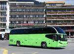 (273'278) - Aus Rum�nien: ??? - B 100 TSC - Neoplan am 28. M�rz 2025 beim Bahnhof Grindelwald