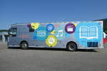 (278'686) - Bibliobus, Del�mont - Volvo am 9.