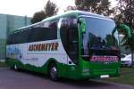 MAN Lion`s Coach von  ASCHEMEYER , gesehen in Schwerin im August 2014