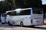 Mercedes Benz Tourismo von Altmannsberger aus der BRD im Herbst 2013 in Krems.