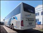 Mercedes Tourismo von Huschebeck aus Deutschland im Stadthafen Sassnitz.