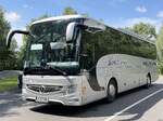 Mercedes Tourismo von W�rlitz Tourist aus Deutschland in Plau am See.