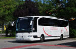 Mercedes Travego von Golyo Tours aus Ungarn in Krems gesehen.