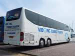 Mercedes Travego von Viborg Turisttrafik aus D�nemark im Stadthafen Sassnitz.