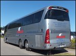 Scania Irizar von Franke-Reisen aus Deutschland im Gewerbegebiet Sassnitz.