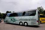 Setra 416 HDH von der Hans Wild Bustouristik aus der BRD im Juni 2015 in Krems gesehen.