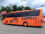 Setra 415 GT-HD von Hippeli aus Deutschland im Stadthafen Sassnitz.