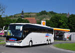 Setra 517 HD von der Leitner Touristik aus der BRD in Krems gesehen.
