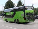 Setra 531 DT von Flixbus_Umbrella aus Deutschland in Rostock.