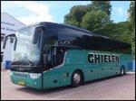 Van Hool TX16 von Ghielen aus den Niederlanden im Stadthafen Sassnitz.