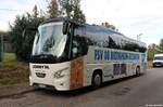 Bus Tours aus Aspach | Teambus FSV 08 Bietigheim-Bissingen | WN-F 2828 | VDL Futura FHD 2 129.xxx | 06.10.2024 in Stuttgart