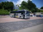 Volvo 9700 von Helmut Ebner aus Deutschland im Stadthafen Sassnitz.