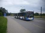 MAN Lion's City der Rostocker Straenbahn AG in Rostock.