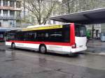 ST.GALLERBUS-MAN Lions City bei den Haltestellen am Bahnhof St.Gallen am 28.4.14.