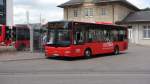 MAN Lions City steht als Linienbus am Bahnhof in Bad Mergentheim, Juni 2014