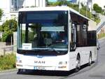 Caetano/MAN Lion's City Midi Vorführbus aus Berlin in Sassnitz.