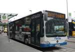 Ein MB-Citaro, von Fischle aus Esslingen, am Flughafen, Stuttgart am 31.08.2012