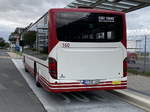 Heckpartie eines Setra S 415 der Stadtwerke Erfurt am Flughafen Erfurt-Weimar am 20.