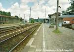 Bahnhof Bergen auf R�gen am 14.6.99.