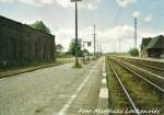 Bahnhof Bergen auf R�gen am 14.6.99.