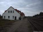 Blick auf den Stillgelegten Bahnhof Neustrelitz s�d am 7.10.13