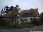 Blick auf den Ehemaligen Endbahnhof Wolgaster F�hre am 27.7.14