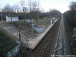 Halle (Saale), S-Bahnhof Dessauer Br�cke am 27.1.15