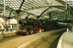 Scanbild von 18 316 in K�ln Hbf am 22 Juli 1998.