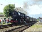 Kriegslok 52 8168 'macht Pause' und entlastet sich in N�rdlingen am 9 Juni 2009.