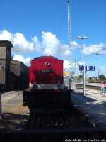 112 565-7 im Bahnhof Bergen auf R�gen am 15.6.14