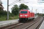 245 025 bei der durchfahrt in Z�beritz am 22.7.20