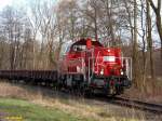 261 028-5 fuhr mit einen ganzzug von koops zum bhf glinde am 20.03.14