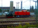 105 021 der D�llnitzbahn  Wilder Robert  (DBG) abgestellt am ICE Werk in Leipzig am 6.9.16
