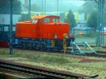 105 021 der D�llnitzbahn  Wilder Robert  (DBG) abgestellt am ICE Werk in Leipzig am 6.9.16