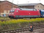 101 122-0 fuhr kurze zeit sp�ter Als EC 379 aus Stralsund Hbf nach Brno am 21.8.13
