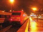 101 XXX verl�sst den Stralsunder Hbf in Richtung Rostock am 7.11.15