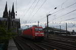 101 085 verl�sst den Bahnhof K�ln Hbf am 2.4.22