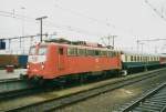 Scanbild von RB nach K�ln mit 110 278 in Venlo am 13 Januar 1999.