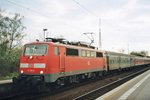 DB 111 116 h�lt am 17 Juli 2005 in Viersen.