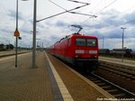 114 039 verl�sst den Bitterfelder Bahnhof in Richtung Leipzig Hbf am 14.7.16