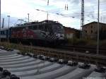 115 509-2 mit dme EC 379 nach Brno bei der einfahrt in Stralsund Hbf & wird ab Stralsund Hbf von 101 122-0 Abgel�st am 21.8.13