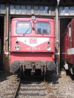 142 255-9 im DB Museum Halle (Saale) am 4.7.15