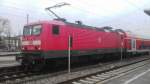 143 655-9 mit dem Regionalexpress nach Stuttgart in T�bingen Hbf, 17.03.2013