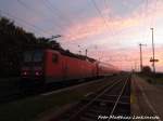 143 002 im Bahnhof Reu�en am 22.10.15
