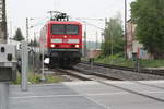 143 925 verl�sst als S7 mit ziel Halle/Saale Hbf den Bahnhof Halle-Nietleben am 4.5.20